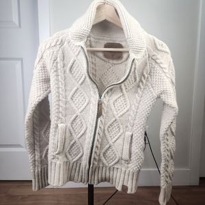 TNA Lambswool Sweater zipper76